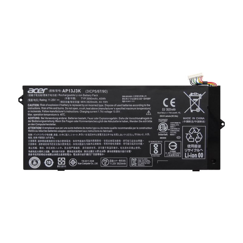 Original 45Wh Acer Chromebook C720-2103 C720-2420 C720-2800 Akku